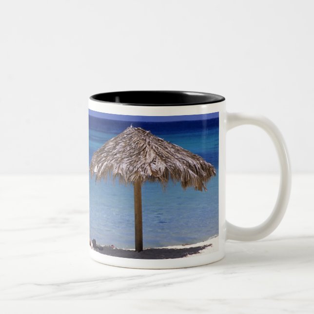Tasse 2 Couleurs Malmok Beach, Aruba, Antilles Pays-Bas (Droit)