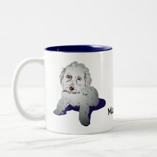 Tasse 2 Couleurs Maltipoo Cute Puppy