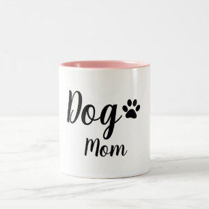 TASSE 2 COULEURS MAMAN CHIC DE CHIEN DE MUG_