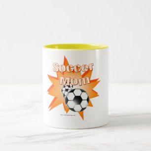Tasse 2 Couleurs Maman de football