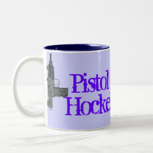 Tasse 2 Couleurs Maman d'hockey de Packin de pistolet !