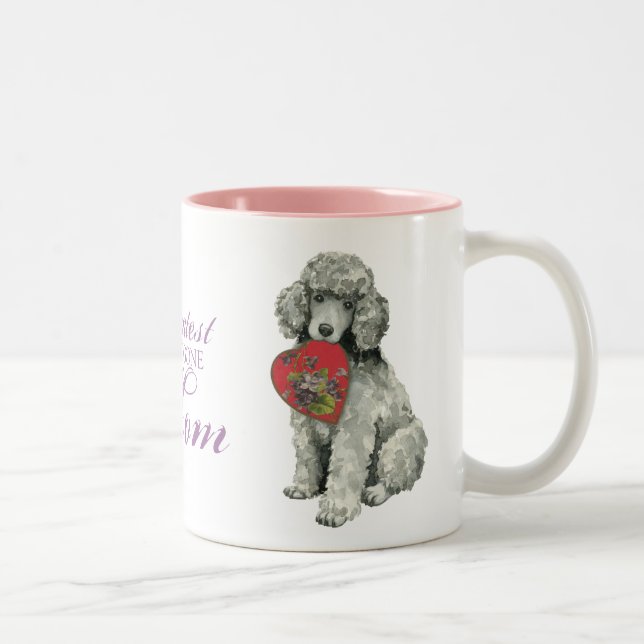 Tasse 2 Couleurs Maman du Coeur des canicules (Droit)