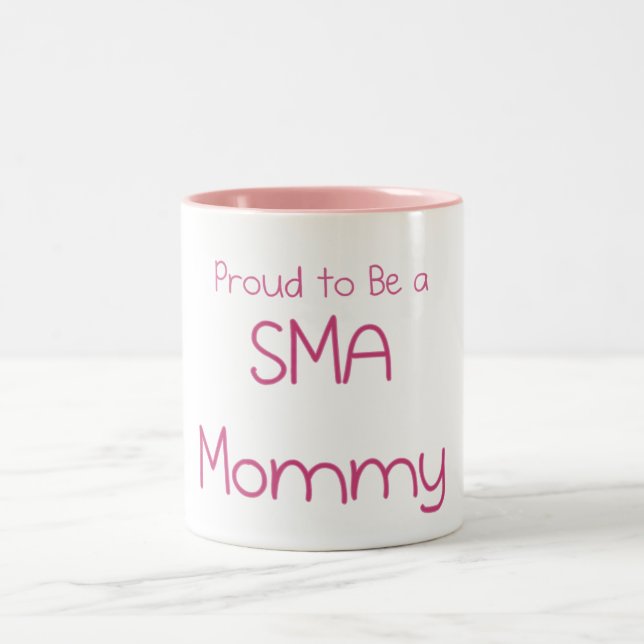Tasse 2 Couleurs Maman ou maman de SMA (Centre)