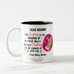 Tasse 2 Couleurs Maman personnalisée à être de bébé bosse Noë