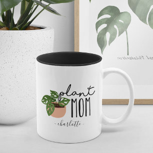 Tasse 2 Couleurs Maman plante   Cute Plante personnalisé Lover