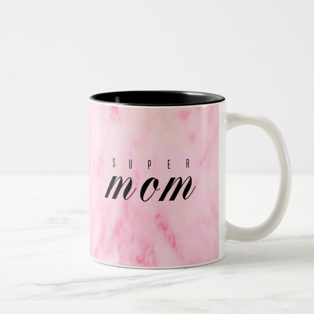 Tasse 2 Couleurs Maman superbe (Droit)