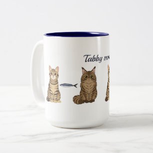 Tasse 2 Couleurs Maman Tigrée Mignonne