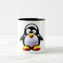 Tasse 2 Couleurs Manchot adorable