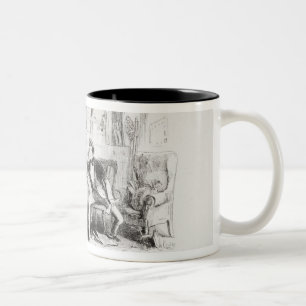 Tasse 2 Couleurs Mandataire et client, courage et impatience