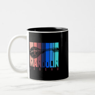 Tasse 2 Couleurs Mandolin Player Musicien Bluegrass Music