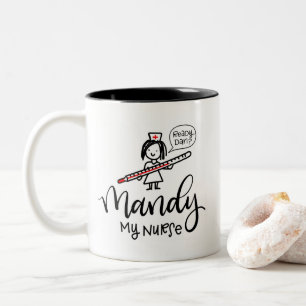Tasse 2 Couleurs Mandy My Nurse - Custom