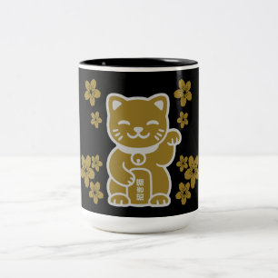 Tasse 2 Couleurs Maneki-neko