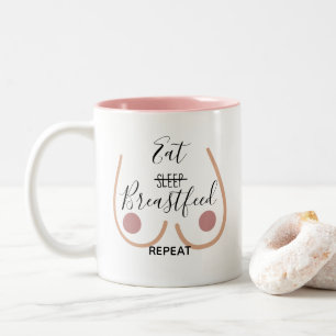 Tasse 2 Couleurs Manger Dormir Dormir Vive Pink Fumer Mère Répét