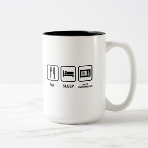 Tasse 2 Couleurs Manger Dormir Pirater Micro-ondes
