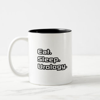 Tasse 2 Couleurs Manger. Dormir. Urologie.