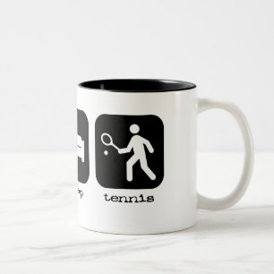 Tasse 2 Couleurs Mangez le tennis de sommeil