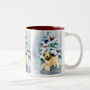 Tasse 2 Couleurs Manteau doux Wheaten Terrier Noël