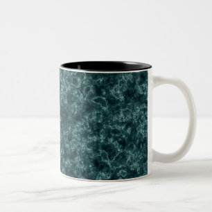 Tasse 2 Couleurs Marbre turquoise noir