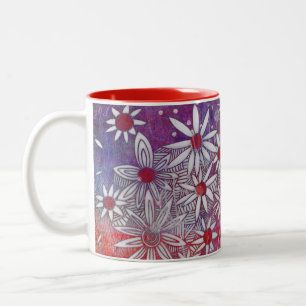 Tasse 2 Couleurs marguerite