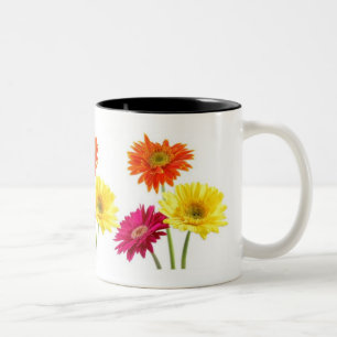 Tasse 2 Couleurs Marguerites de Gerbera