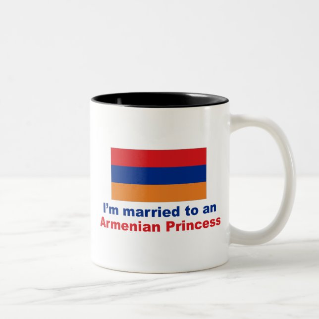 Tasse 2 Couleurs Marié à la princesse arménienne (Droit)