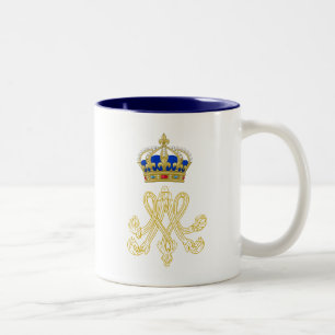 Tasse 2 Couleurs Marie Antoinette Monogram