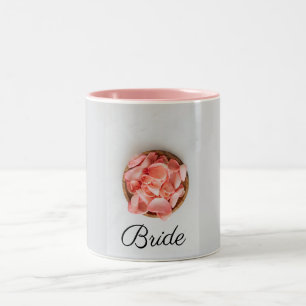 Tasse 2 Couleurs Mariée de fleurs roses