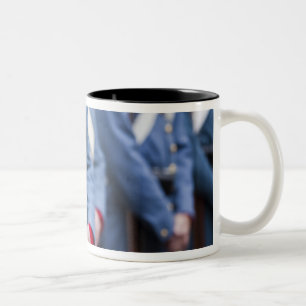 Tasse 2 Couleurs Marines de l'ère de la guerre de Sécession américa