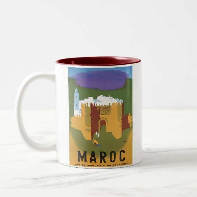TASSE 2 COULEURS MAROC (Gauche)