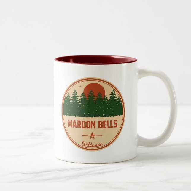 Tasse 2 Couleurs Maroon Bells Wilderness (Droit)