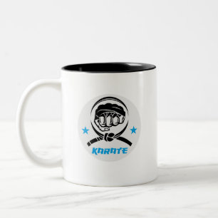 Tasse 2 Couleurs Martial Arts Karate Black Belt