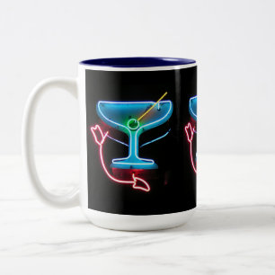 Tasse 2 Couleurs Martini bleu