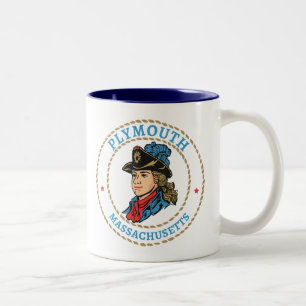 Tasse 2 Couleurs Massachusetts de Plymouth Colonial