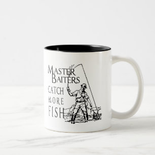 Tasse 2 Couleurs MASTER BAITERS PRÊTER PLUS DE T-shirt POISSON