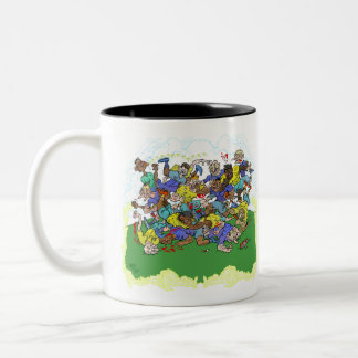 Tasse 2 Couleurs Match de rugby à XV
