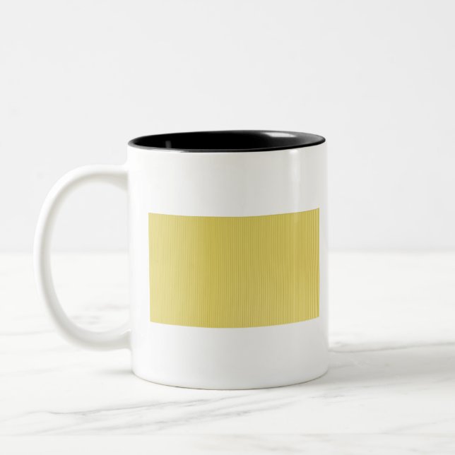Tasse 2 Couleurs Matelas de yoga jaune (Gauche)