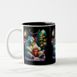 Tasse 2 Couleurs Matin de Noël