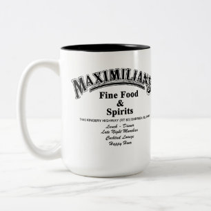 Tasse 2 Couleurs Maximilian's Fine Food & Spirits, Darien, Illinois