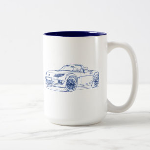 Tasse 2 Couleurs Maz Miata MX5 2013