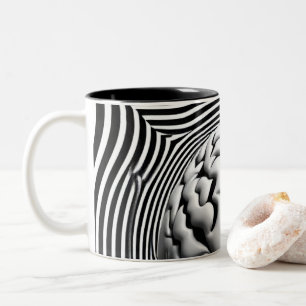 Tasse 2 Couleurs Maze d'esprit hypnotique