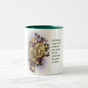 Tasse 2 Couleurs Médaille miraculeuse