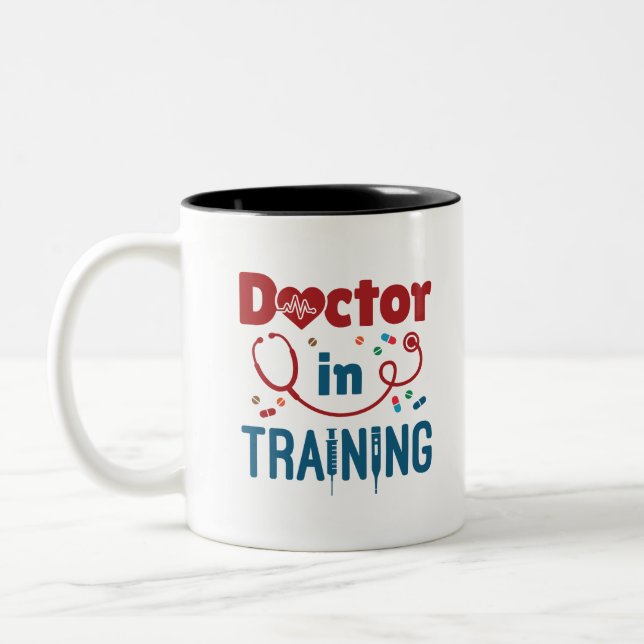 Tasse 2 Couleurs Médecin De L'Avenir Docteur En Formation (Gauche)