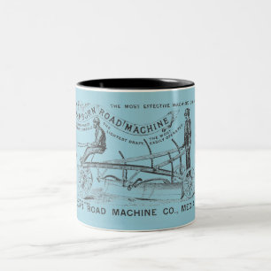 TASSE 2 COULEURS MÉDIA PENNSYLVANIA INGÉNIEUR D'EXPLOITATION 1889