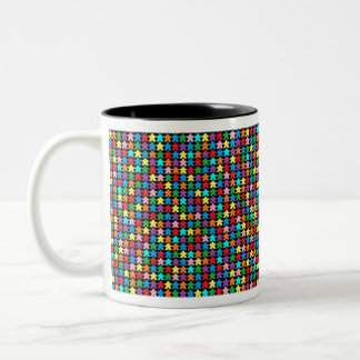 Tasse 2 Couleurs Meeples multicolores