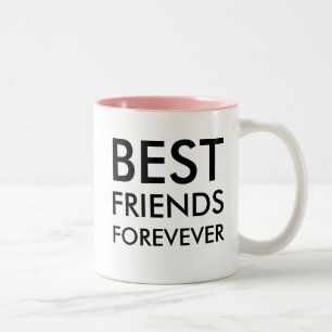 Tasse 2 Couleurs Meilleur ami pour toujours   Cadeau d'amitié