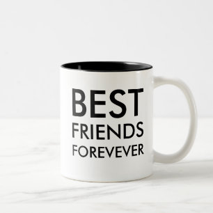 Tasse 2 Couleurs Meilleur ami pour toujours Cadeau d'amitié