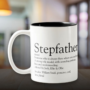 Tasse 2 Couleurs Meilleur beau-père du monde Définition