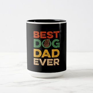 Tasse 2 Couleurs Meilleur chien de terre-neuve papa