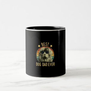 Tasse 2 Couleurs Meilleur Chien Papa Jamais Fars Day Terre-Neuve