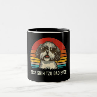 Tasse 2 Couleurs Meilleur Chih Tzu Papa Jamais Drôle Chih Tzu Papa 